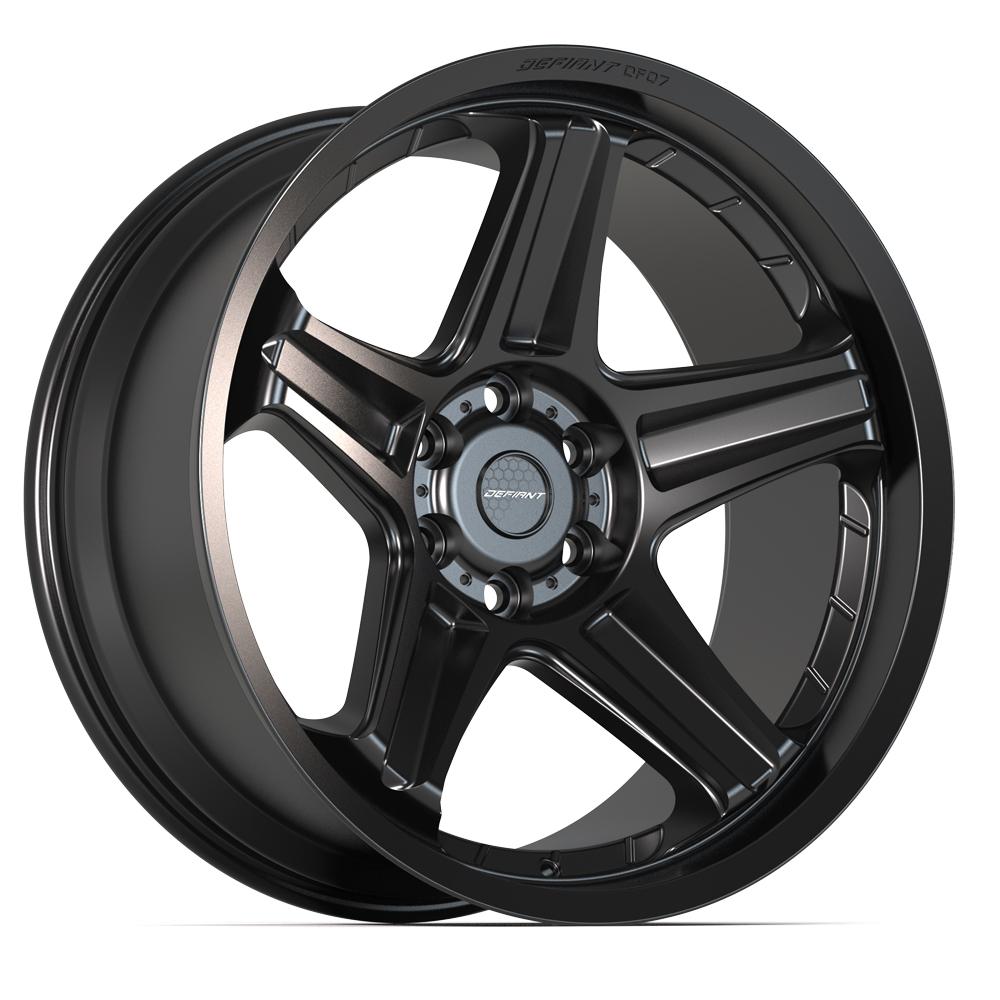 DEFIANT DF07 22x10 6X139.7 -12 SATIN BLACK