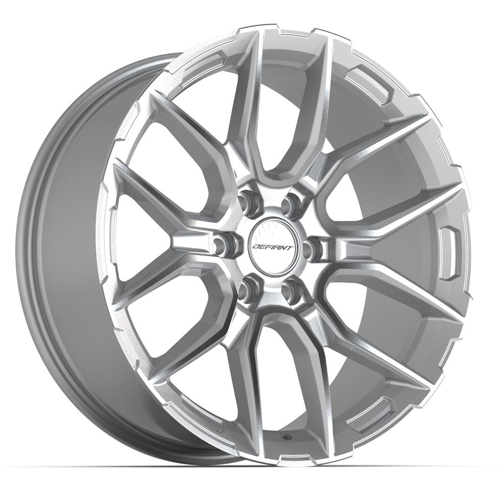 DEFIANT DF18A Wheel Gloss Silver Machined