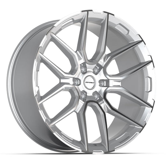 DEFIANT DF18A Wheel Gloss Silver Machined