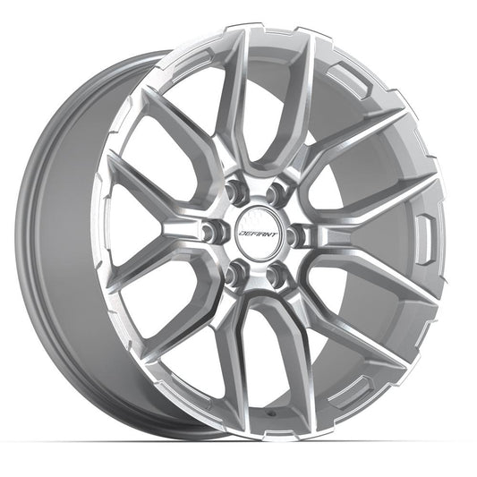 DEFIANT DF18C Wheel Gloss Silver Machined