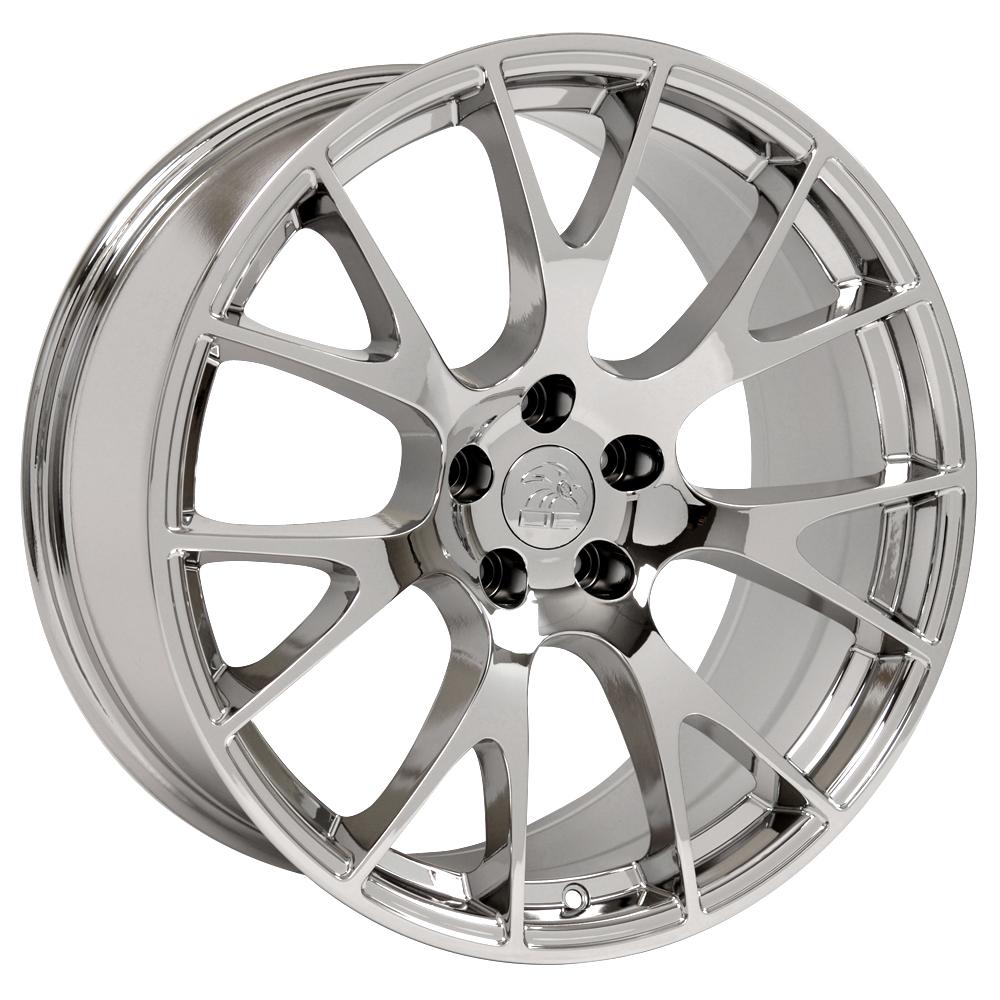 OE WHEELS DG69 22x10 5X139.7 25 CHROME