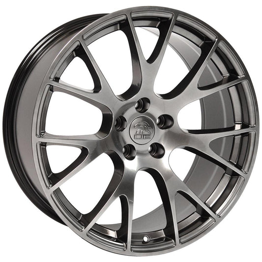 OE WHEELS DG69 22x10 5X139.7 25 HYPER BLACK