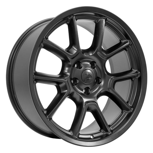 OE WHEELS DG21 22x9.5 5X127 29 SATIN BLACK