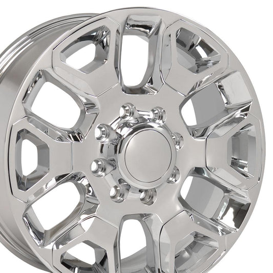 OE Wheels DG66 Chrome with Chrome Insert