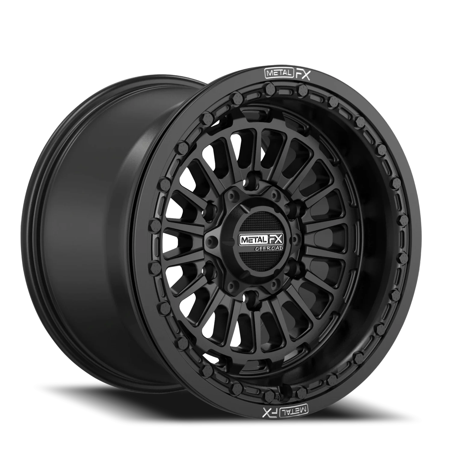 Metal-FX Delta 6R Beadlock Wheel Black