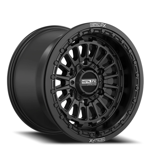 Metal-FX Delta 6R Beadlock Wheel Black
