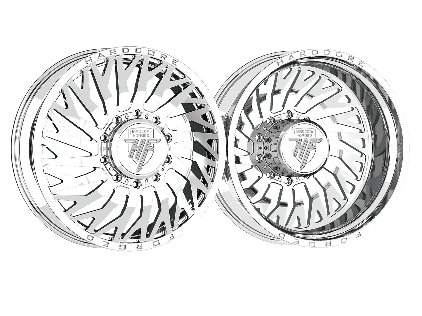 HARDCORE WHEELS DOGE POLISHED FRONT