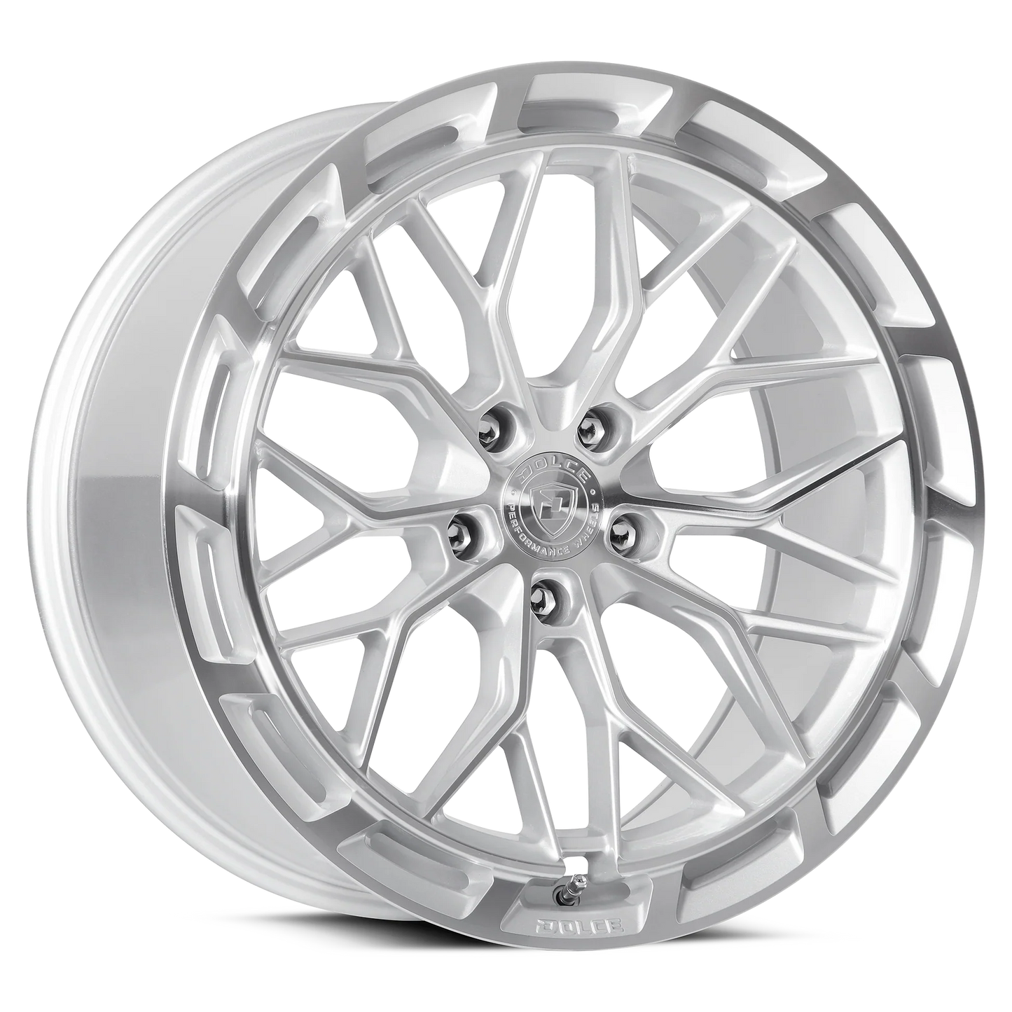 DOLCE MAGARI WHEELS GLOSS SILVER MACHINE