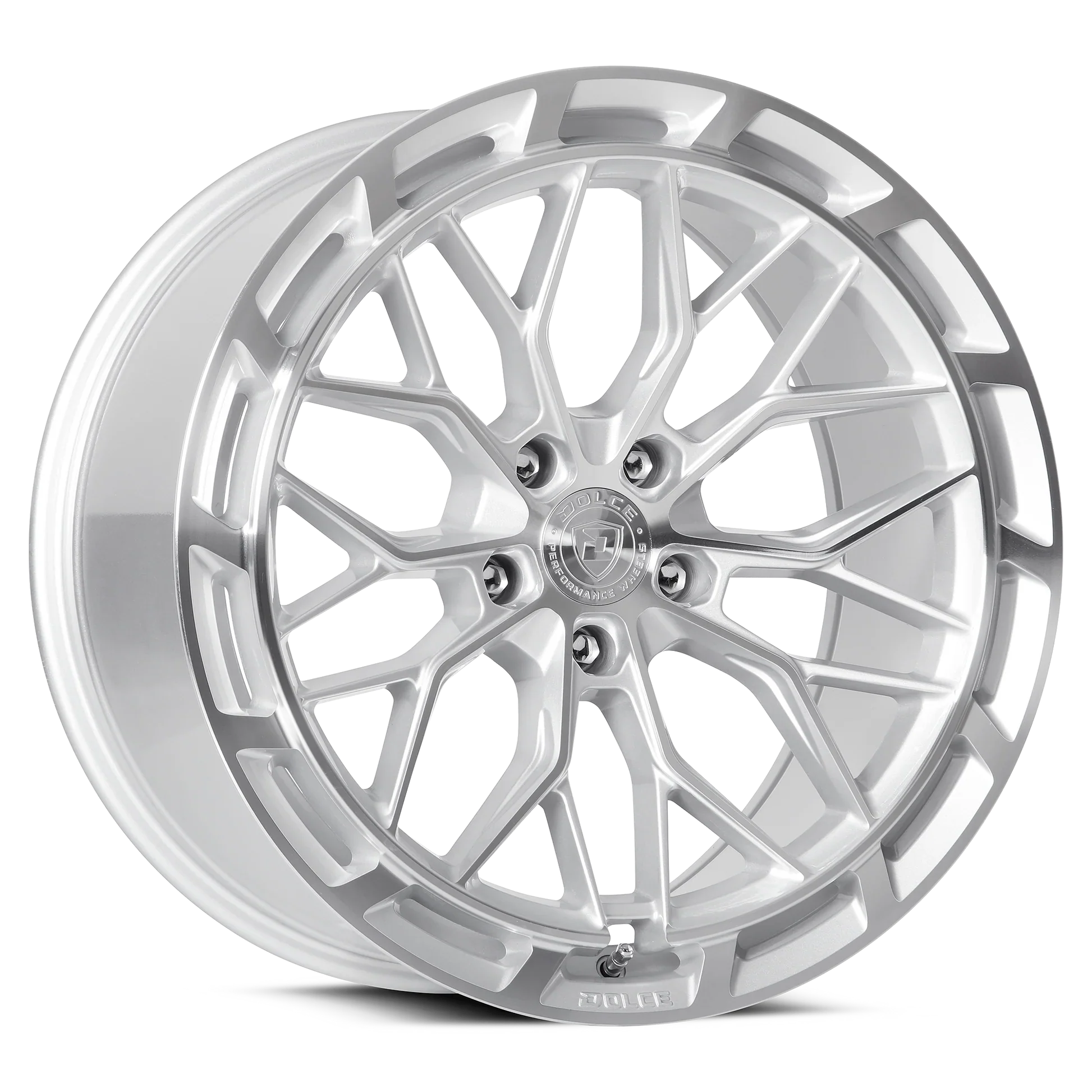 DOLCE MAGARI WHEELS GLOSS SILVER MACHINE