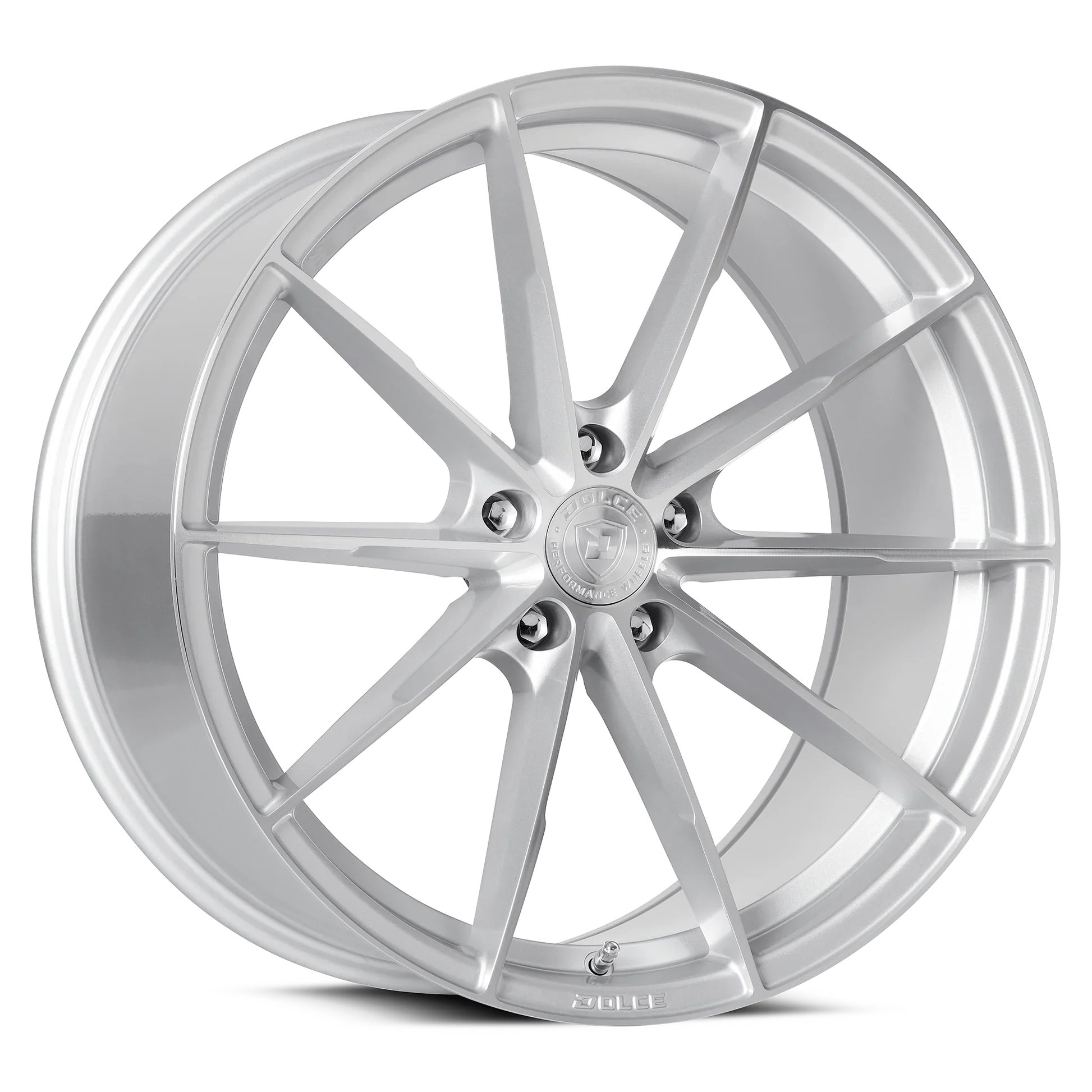 DOLCE PERFORMANCE VELOCE WHEELS SILVER MACHINE FACE