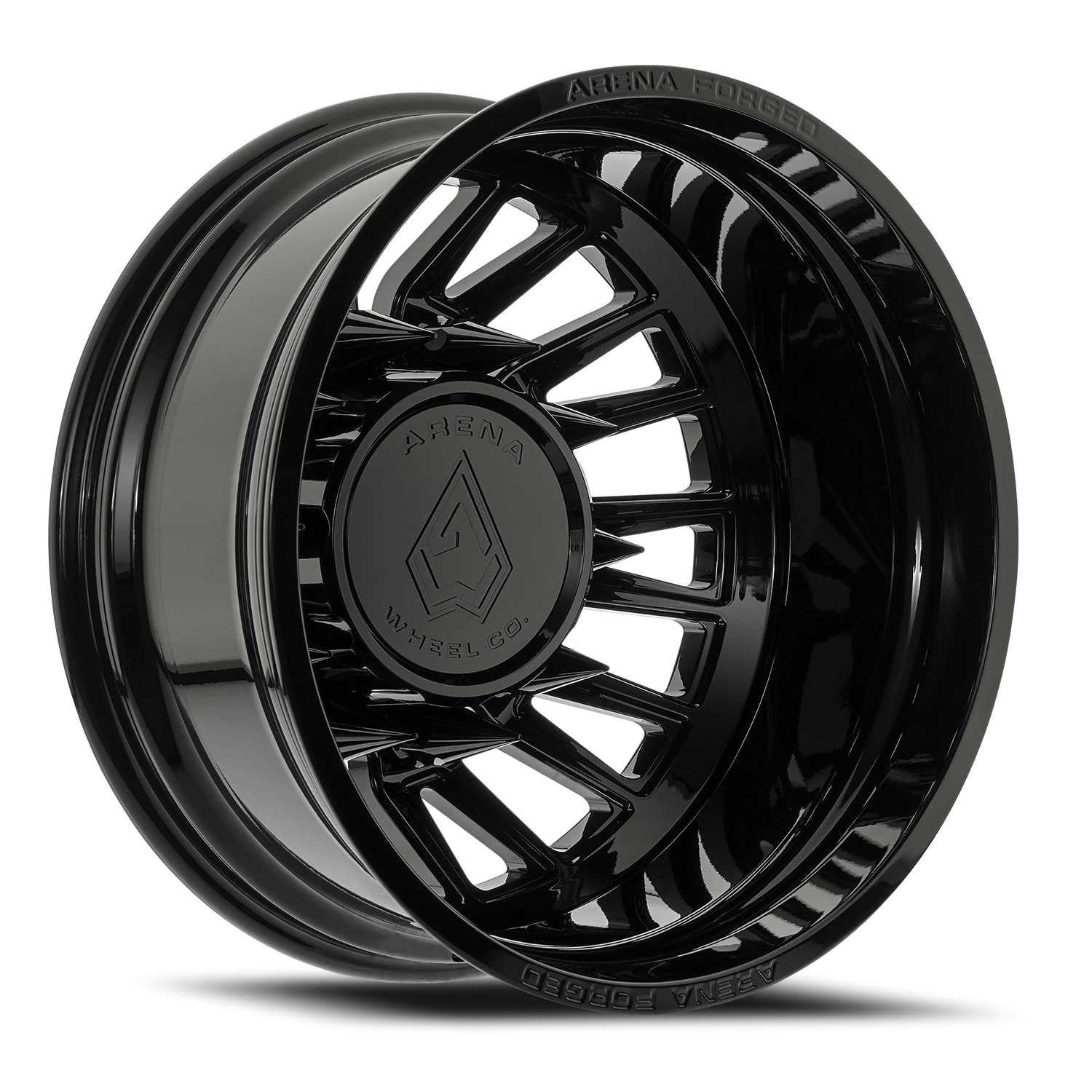 Arena Forged Dually Imperial Wheel Glossy Black