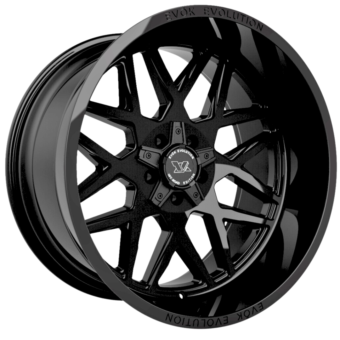 Evok EV504 Custom Wheel Gloss Black