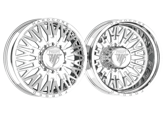 HARDCORE WHEELS ELON POLISHED REAR