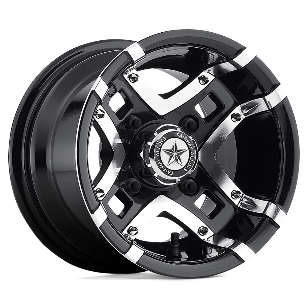 Fairway Alloys FA123 PRESTIGE GLOSS BLACK MACHINED