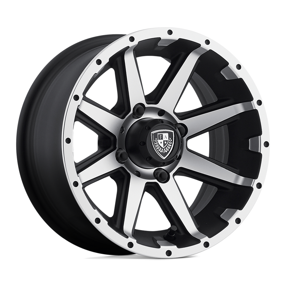 Fairway Alloys FA136 REBEL MACHINED MATTE BLACK