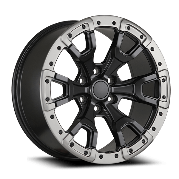 OE CONCEPT BRONCO RAPTOR   REPLICA WHEEL SATIN BLACK W/GRAY RING