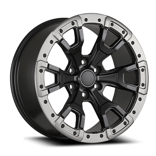 OE CONCEPT BRONCO RAPTOR   REPLICA WHEEL SATIN BLACK W/GRAY RING