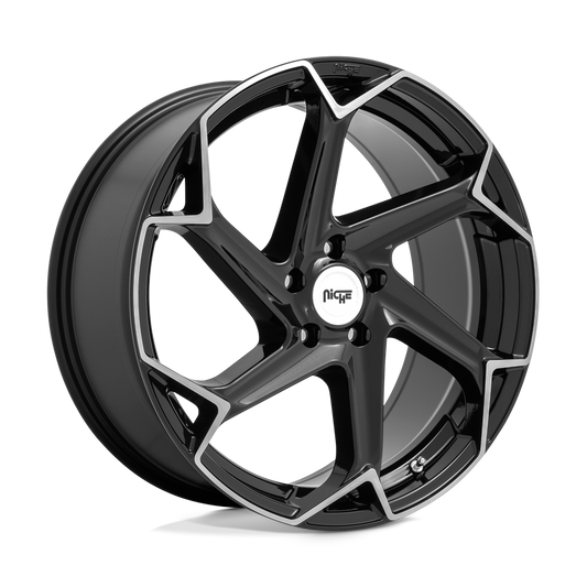 Niche 1PC M255 FLASH GLOSS BLACK BRUSHED