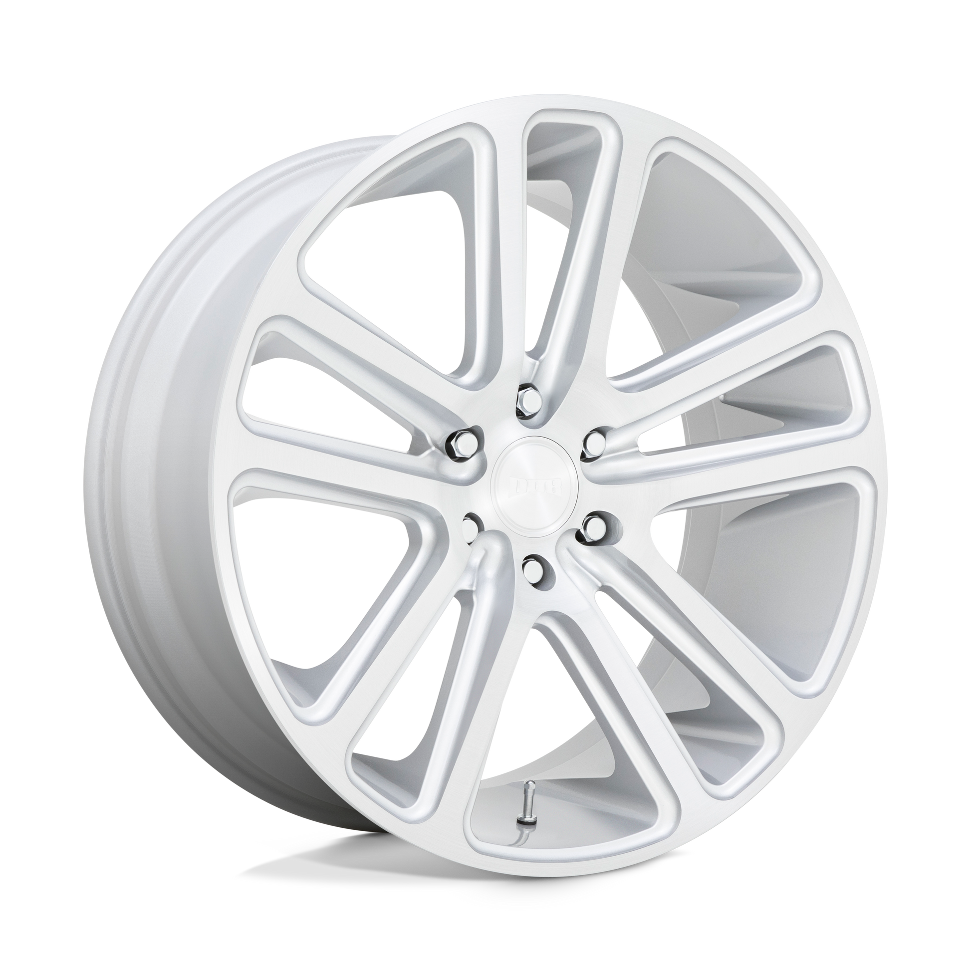 DUB 1PC S257 FLEX GLOSS SILVER BRUSHED FACE