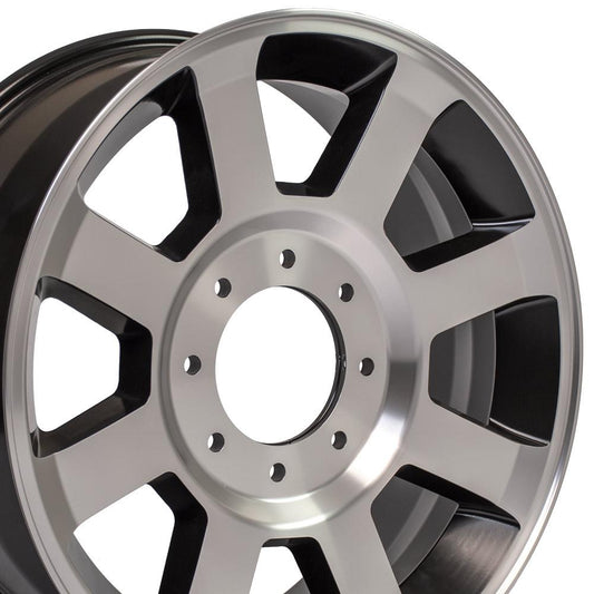 OE Wheels FR78 Satin Black Machined