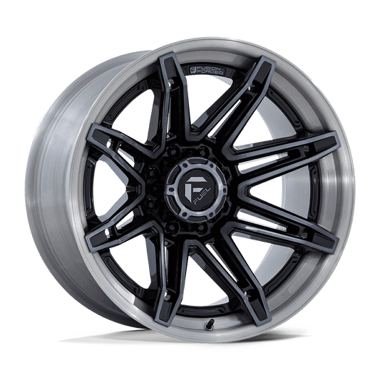 Fuel FC401 BRAWL GLOSS BLACK WITH BRUSHED GRAY TINT FACE & LIP