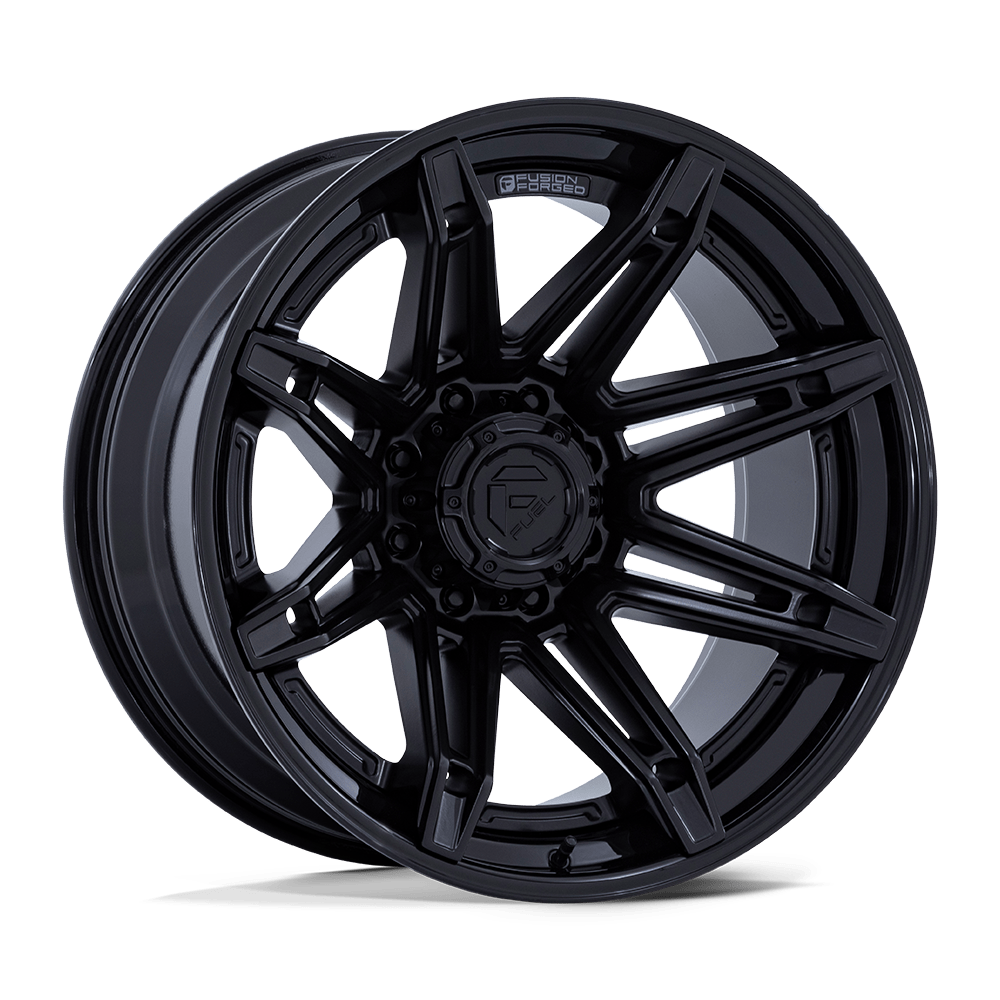 Fuel FC401 BRAWL MATTE BLACK WITH GLOSS BLACK LIP