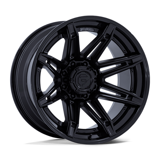 Fuel FC401 BRAWL MATTE BLACK WITH GLOSS BLACK LIP