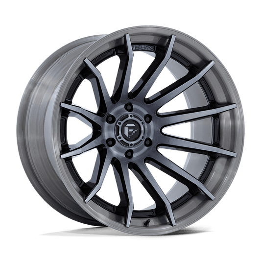 Fuel FC403 BURN GLOSS BLACK WITH BRUSHED GRAY TINT FACE & LIP