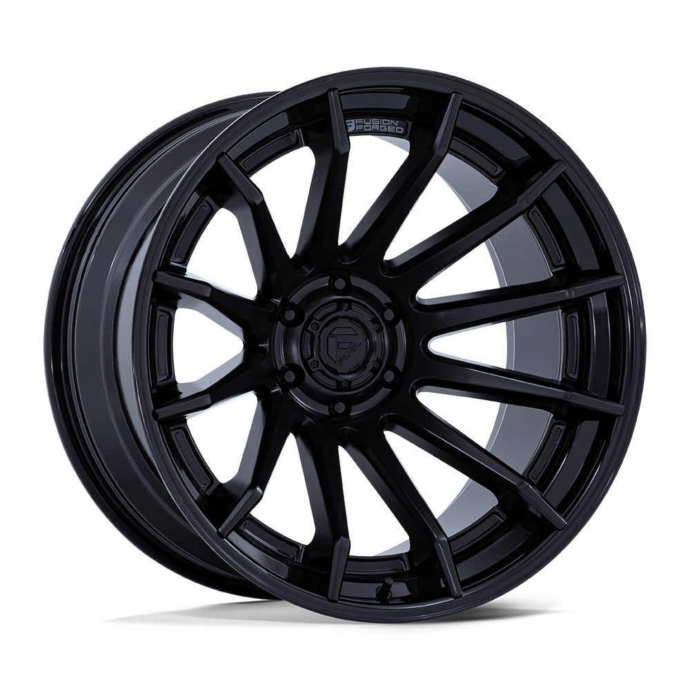 Fuel FC403 BURN MATTE BLACK WITH GLOSS BLACK LIP