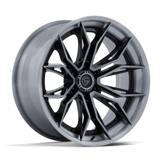 Fuel FC404 MUTINY GLOSS BLACK BRUSHED DARK TINT