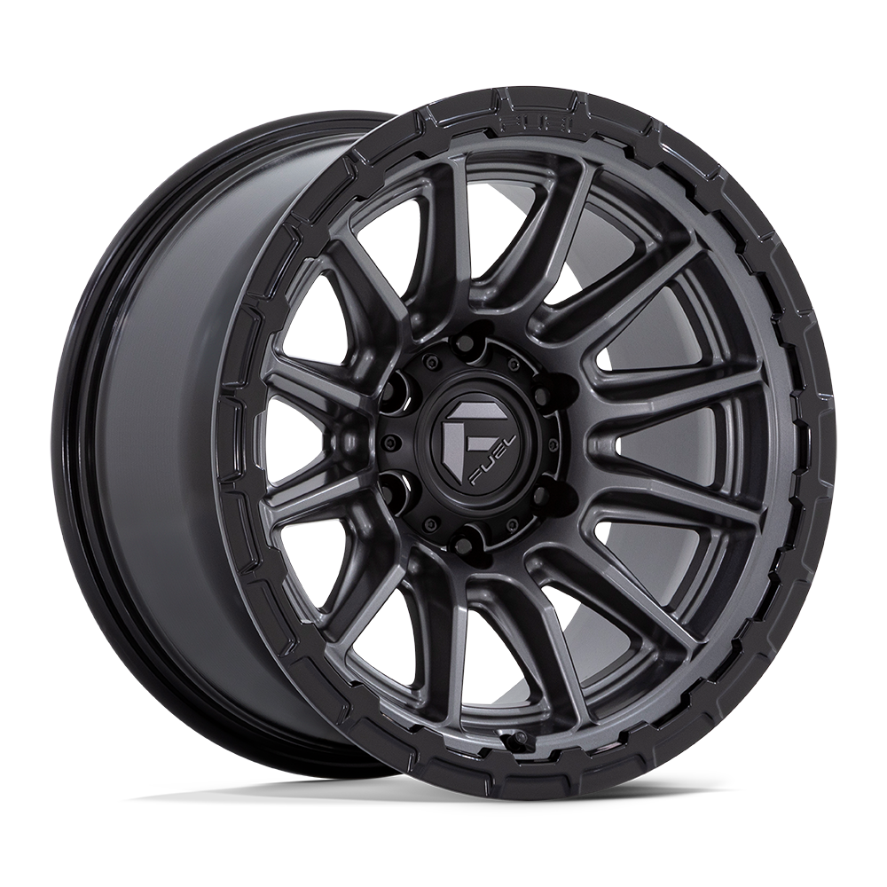 Fuel FC866 PISTON MATTE GUNMETAL W/ GLOSS BLACK LIP