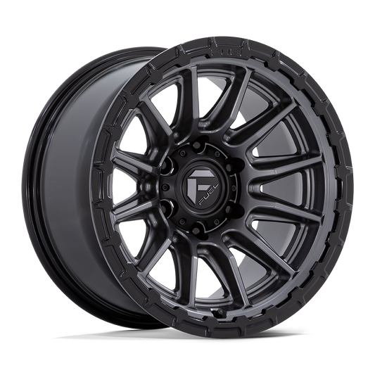 Fuel FC866 PISTON MATTE GUNMETAL W/ GLOSS BLACK LIP