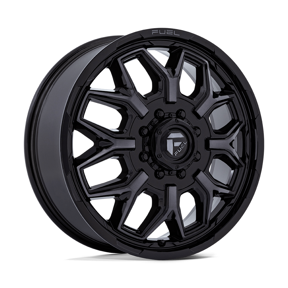 Fuel D875 FLUX DUALLY GLOSS BLACK BRUSH-FC GRAY TINT