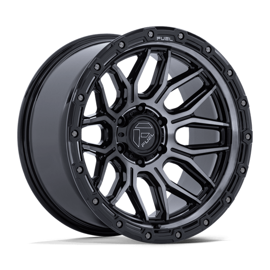 Fuel FC881 SURGE GLOSS BLACK MACHINED W/ GRAY TINT