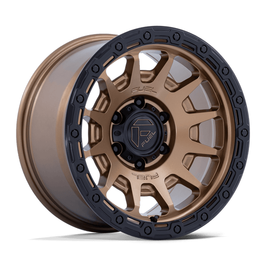 Fuel FC884 FORTRESS MATTE BRONZE WITH GLOSS BLACK LIP