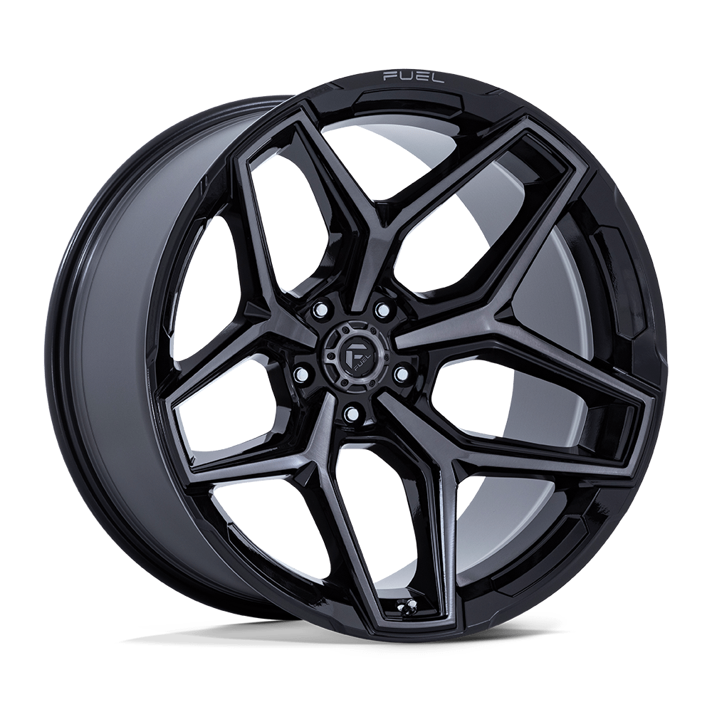 Fuel FLUX GLOSS BLACK BRUSHED FACE WITH GRAY TINT