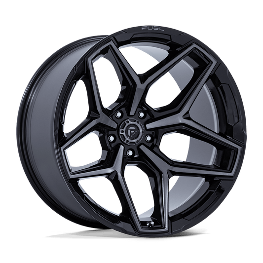 Fuel FLUX GLOSS BLACK BRUSHED FACE WITH GRAY TINT