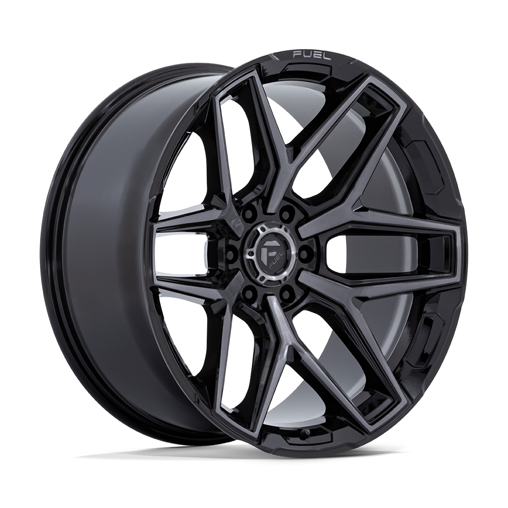 Fuel FLUX GLOSS BLACK BRUSHED FACE WITH GRAY TINT