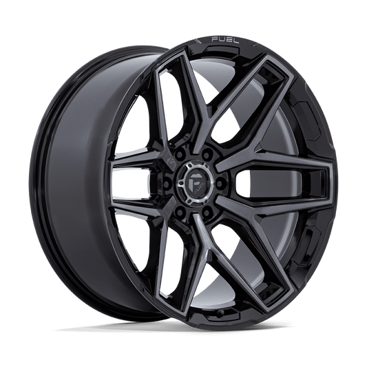 Fuel FLUX GLOSS BLACK BRUSHED FACE WITH GRAY TINT