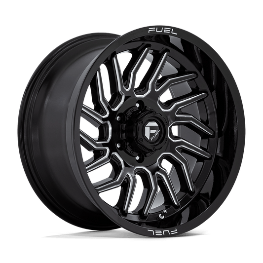 Fuel D807 HURRICANE GLOSS BLACK MILLED