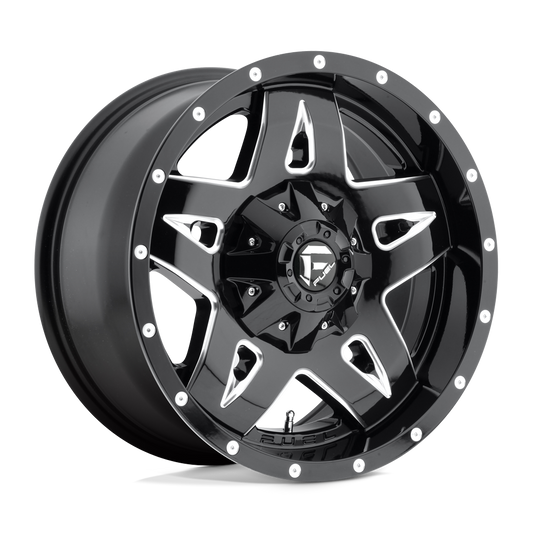 Fuel D554 FULL BLOWN GLOSS BLACK MILLED