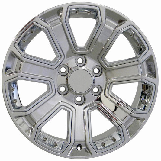 OE WHEELS CV93 20x8.5 6X139.7 31 CHROME WITH CHROME INSERT