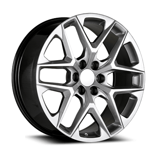 OE CONCEPT 2022 GMC SIERRA (SNOWFLAKE) REPLICA WHEEL HYPER SILVER