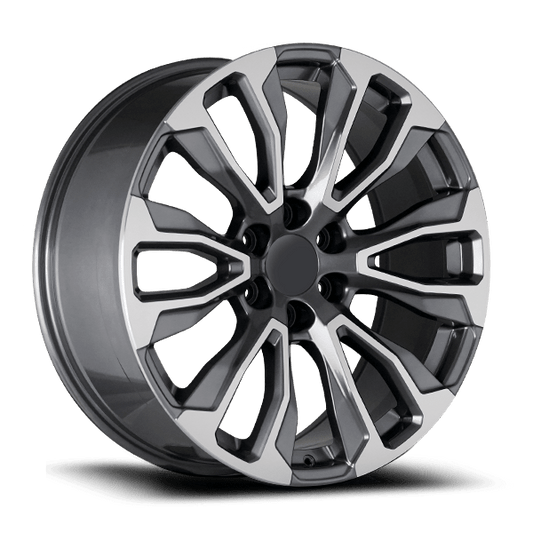 OE CONCEPT GMC SIERRA AT4  REPLICA WHEEL GUNMETAL MACHINE