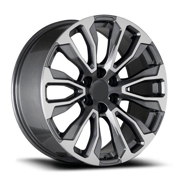 OE CONCEPT GMC SIERRA AT4  REPLICA WHEEL GUNMETAL MACHINE