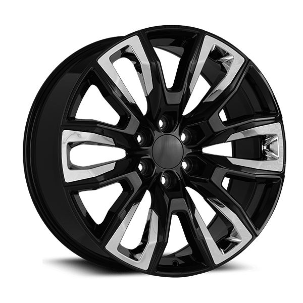 OE CONCEPT 22-23 GMC SIERRA DENALI REPLICA WHEEL BLACK/CHROME.INS