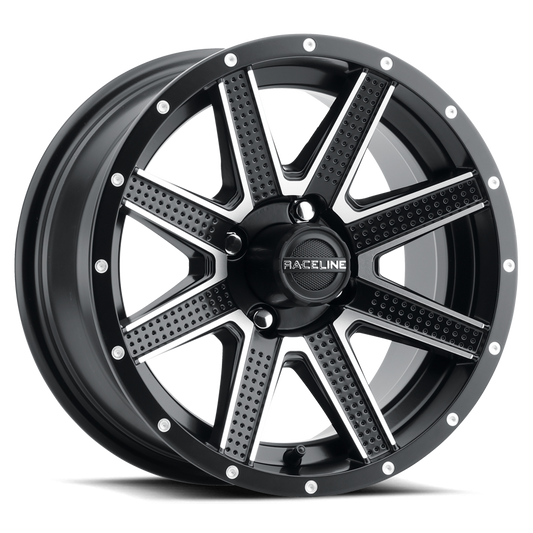 Raceline G92 Hostage wheel Satin Black Machined Face