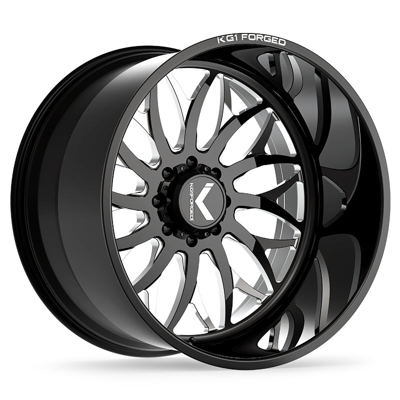 KG1 GALACTIC CUSTOM WHEEL GLOSS BLACK MILLED