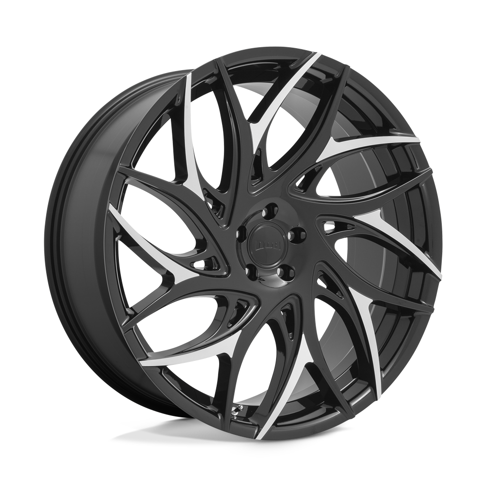 DUB 1PC S259 G.O.A.T. GLOSS BLACK WITH MACHINED SPOKES