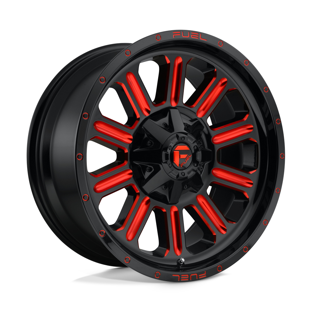 Fuel D621 HARDLINE GLOSS BLACK RED TINTED CLEAR
